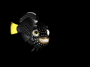 3d cartoon sea creature pack - rigged low-poly Model 3D