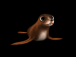 3d cartoon sea creature pack - rigged low-poly Model 3D