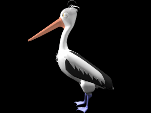 3d cartoon sea creature pack - rigged low-poly Model 3D