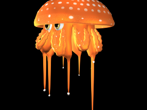 3d cartoon sea creature pack - rigged low-poly Model 3D