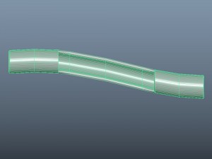 3d artery w blood cells - low poly Model 3D