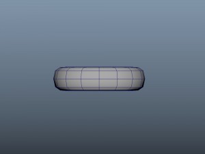 3d artery w blood cells - low poly Model 3D