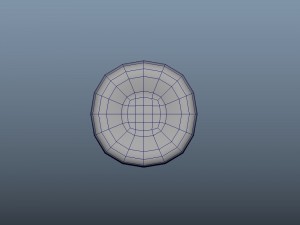 3d artery w blood cells - low poly Model 3D