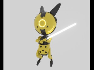 little bunny bot 3D Model