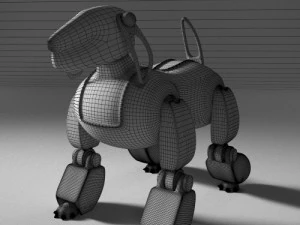 cachorro rob&ocirc; Modelo 3D