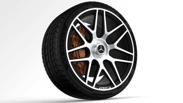 mercedes-benz amg wheel 2 3D Model .c4d .max .obj .3ds .fbx .stl .blend 