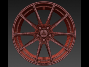 mercedes-benz amg wheel 3 3D 模型