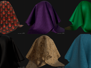 fabric materials CG Texturen