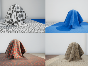 fabric materials CG Texturen