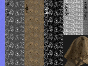 fabric materials CG Textures