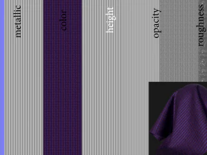 fabric materials CG Textures