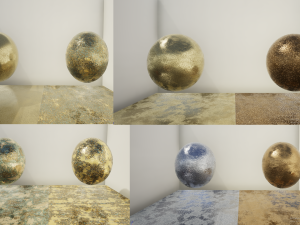 metal materials CG Textures