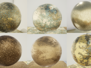metal materials CG Texturen