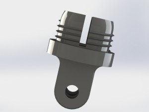 swivel mount with thread 3D Baskı Modeli