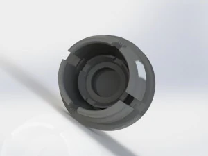 swivel mount with thread 3D Print Model