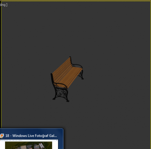 banch 3D Model .c4d .max .obj .3ds .fbx .stl .blend 