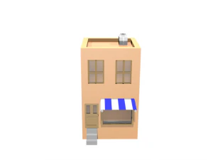 low poly house 3D Model