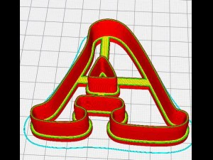 forms for cookies letters and numbers 3D Print Model