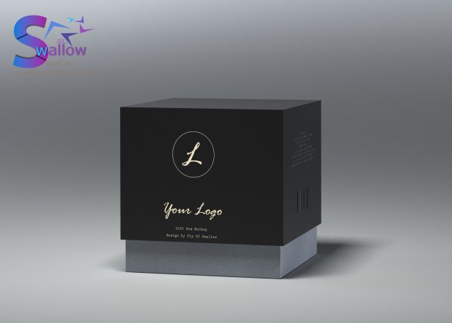 gift box mockup 3D Model .c4d .max .obj .3ds .fbx .stl .blend