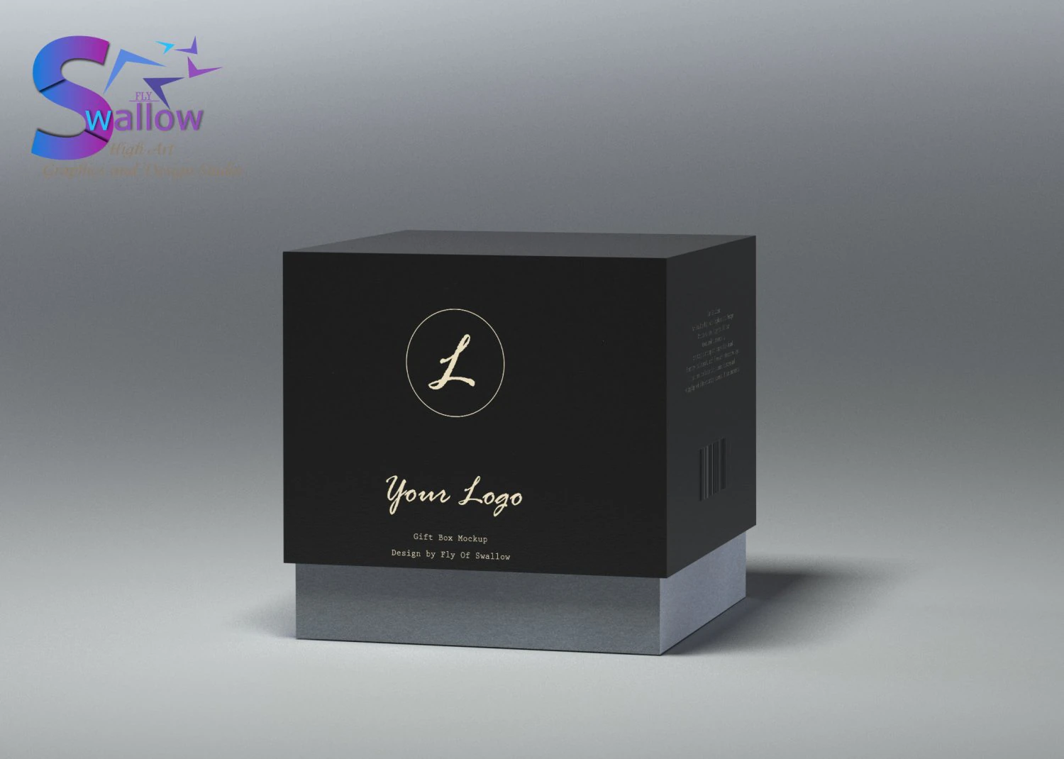 gift box mockup 3D Model .c4d .max .obj .3ds .fbx .stl .blend 