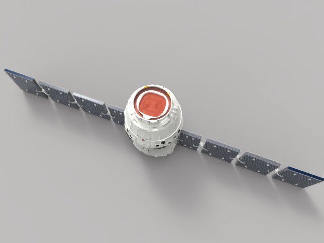 spacex dragon Modello 3D .c4d .max .obj .3ds .fbx .stl .blend 