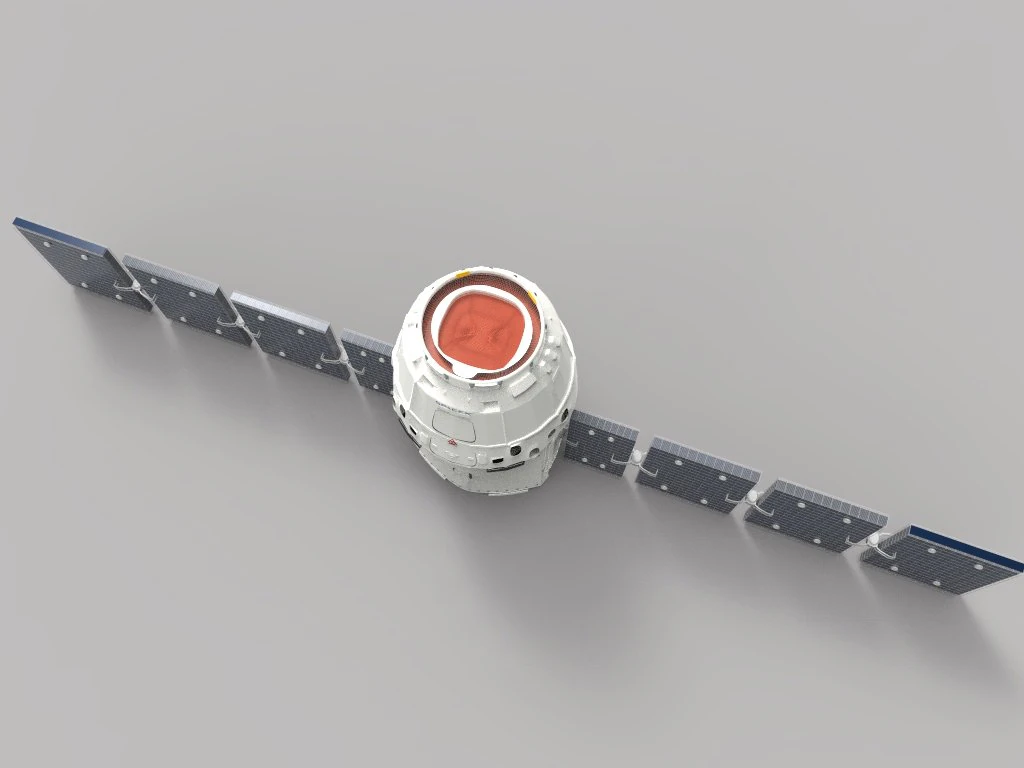 spacex dragon 3D Model .c4d .max .obj .3ds .fbx .stl .blend 