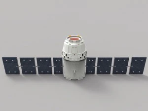 spacex dragon 3D Model