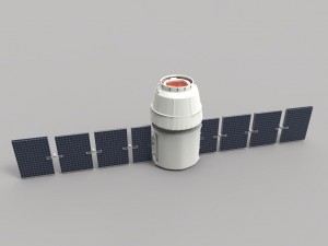 spacex dragon Modello 3D