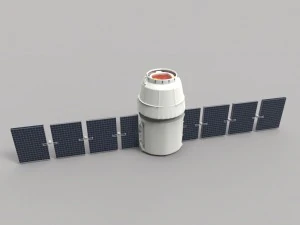 spacex dragon 3D Model