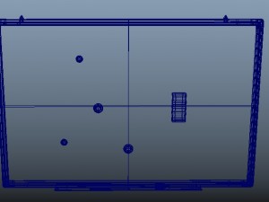 whiteboard set 3D 모델