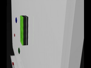 whiteboard set 3D 모델