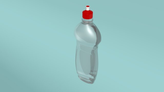 dish soap plastic container 3Dモデル .c4d .max .obj .3ds .fbx .stl .blend 