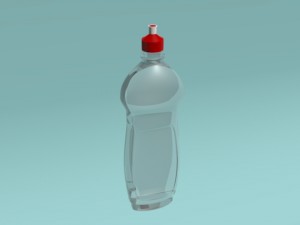 dish soap plastic container 3Dモデル