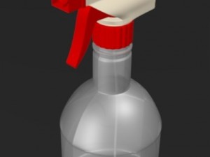 plastic sprayer bottle 3Dモデル