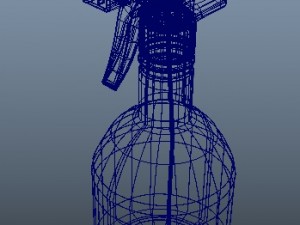 plastic sprayer bottle Modello 3D