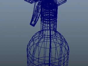 plastic sprayer bottle 3D Model