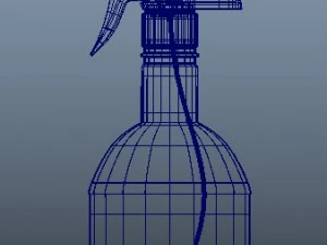 plastic sprayer bottle 3D Model