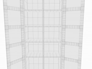 cabinet empty 3D मॉडल