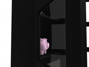 cabinet empty 3D मॉडल