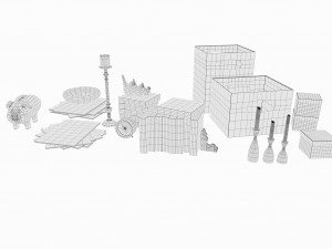 decor collection 1 3D Model