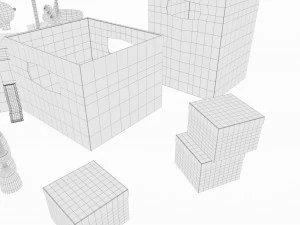 koleksi dekorasi 1 Model 3D
