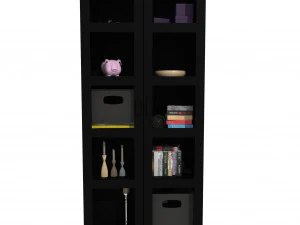 glass door cabinet 3D Model