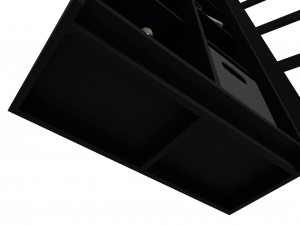 glass door cabinet 3D Model