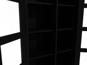 glass door cabinet 3D Model