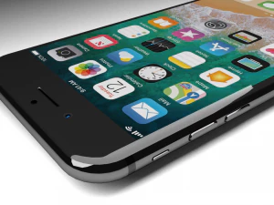 apple iphone 7 preto Modelo 3D