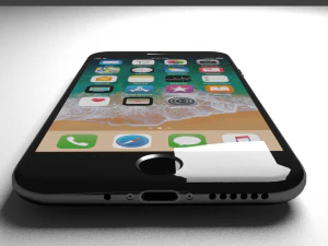 apple iphone 7 black 3D Model