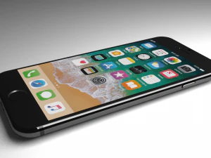 apple iphone 7 black 3D Model