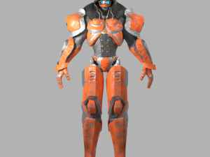 tengu robot Modèle 3D
