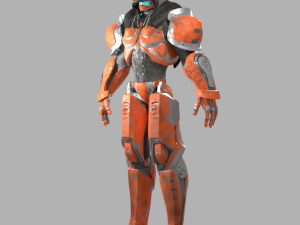 tengu robot Modèle 3D