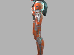 tengu robot Modèle 3D